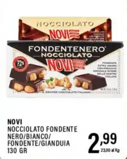 Gecop Novi nocciolato fondente nero/bianco/ fondente/gianduia offerta