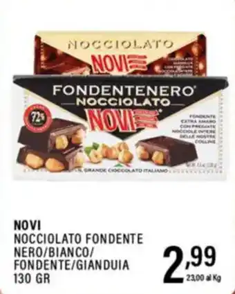 Gecop Novi nocciolato fondente nero/bianco/ fondente/gianduia offerta
