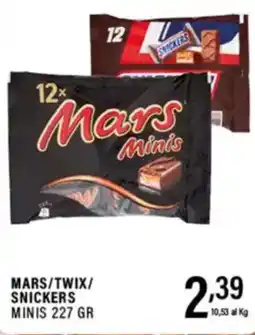 Gecop Mars/twix/ snickers minis offerta