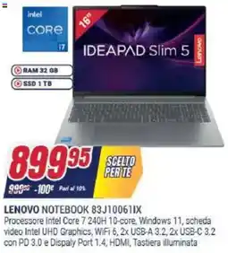 Trony LENOVO NOTEBOOK 83J10061IX offerta