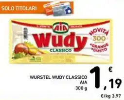 Spazio Conad Wurstel wudy classico AIA offerta
