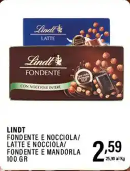 Gecop Lindt fondente e nocciola/ latte e nocciola/ fondente e mandorla offerta