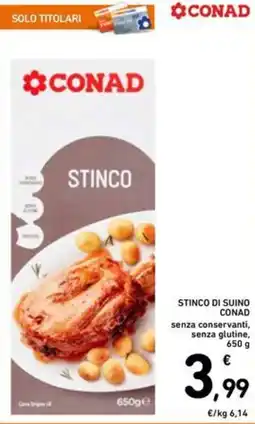 Spazio Conad Stinco di suino CONAD offerta