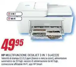 Trony HP MULTIFUNZIONE DESKJET 3 IN 1 DJ4222E offerta