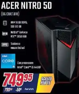 Trony Acer nitro 50 offerta