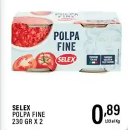 Gecop Selex polpa fine offerta