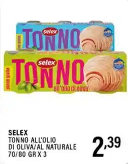 Gecop Selex tonno all'olio di oliva/al naturale offerta