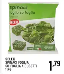 Gecop Selex spinaci foglia su foglia a cubetti offerta