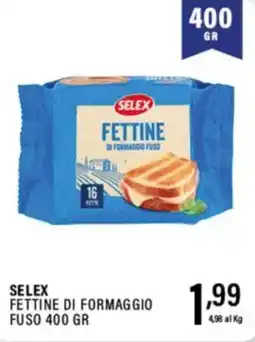 Gecop Selex fettine di formaggio fuso offerta