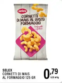 Gecop Selex cornetti di mais al formaggio offerta