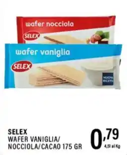 Gecop Selex wafer vaniglia/ nocciola/cacao offerta