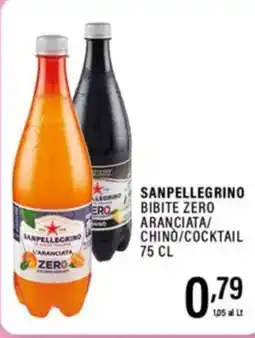 Gecop Sanpellegrino bibite zero aranciata/ chino/cocktail offerta