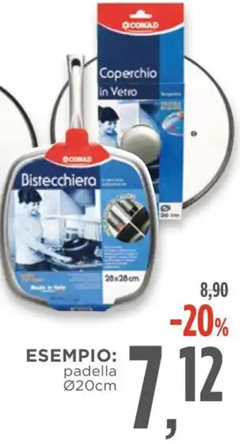 Conad linea pentolame antiaderente e coperchi
