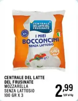 Gecop Centrale del latte del frusinate mozzarella senza lattosio offerta