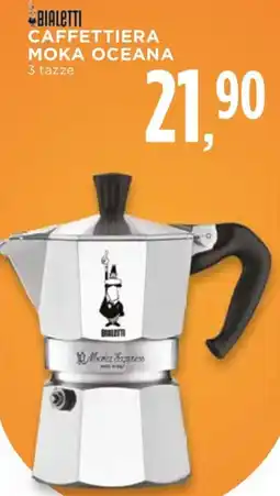 Conad Bialetti caffettiera moka oceana offerta
