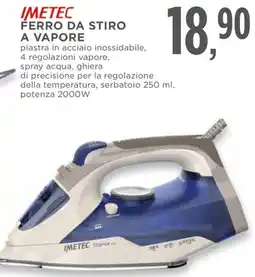Conad Imetec ferro da stiro a vapore offerta
