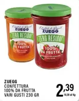 Gecop Zuegg confettura 100% da frutta offerta