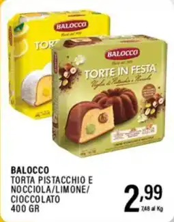 Gecop Balocco torta pistacchio e nocciola/limone/ cioccolato offerta