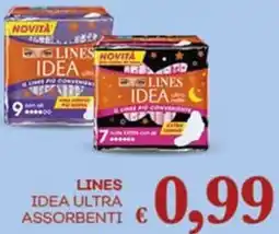 Pilato LINES Idea ultra assorbenti offerta