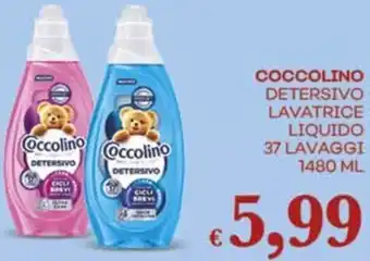 Pilato Coccolino detersivo lavatrice liquido offerta