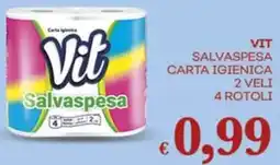 Pilato VIT Salvaspesa carta igienica offerta