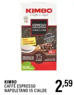 Gecop Kimbo caffè espresso napoletano 15 cialde offerta