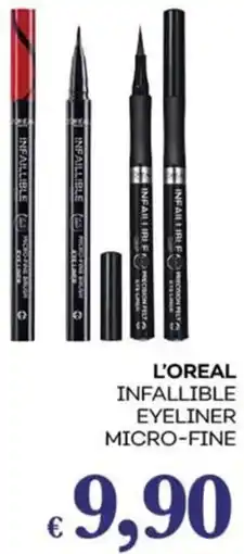 Pilato L'oreal infallible eyeliner micro-fine offerta