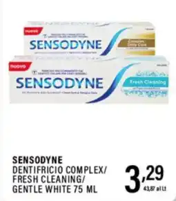 Gecop Sensodyne dentifricio complex/ fresh cleaning/ gentle white offerta