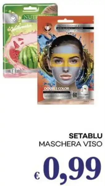 Pilato Setablu maschera viso offerta