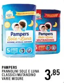 Gecop Pampers pannolini sole e luna classici/mutandino offerta