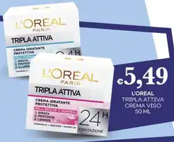 Pilato L'oreal tripla attiva crema viso offerta