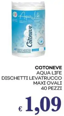 Pilato Cotoneve aqua life dischetti levatrucco maxi ovali offerta