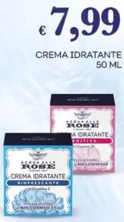 Pilato Acqua alle rose crema idratante offerta