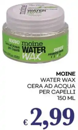 Pilato Moine water wax cera ad acqua per capelli offerta