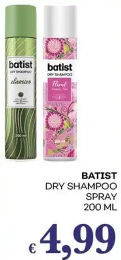 Pilato Batist dry shampoo spray offerta