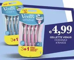 Pilato Gillette venus oceana3 4 rasoi offerta