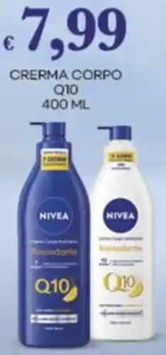 Pilato Nivea crema corpo Q10 offerta