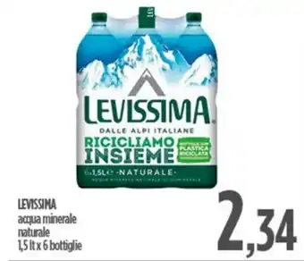LEVISSIMA acqua minerale naturale
