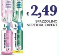 Pilato Mentadent spazzolino vertical expert offerta