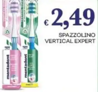 Pilato Mentadent spazzolino vertical expert offerta