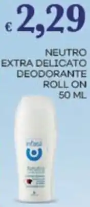 Pilato Infasil neutro extra delicato deodorante roll on offerta
