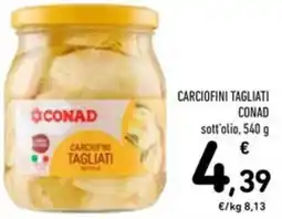 Spazio Conad Carciofini tagliati CONAD sott'olio offerta