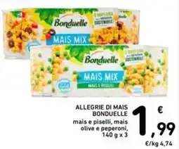 Spazio Conad Allegrie di mais BONDUELLE offerta