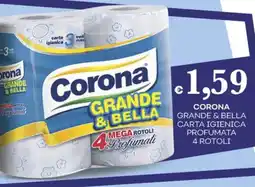 Pilato Corona grande & bella carta igienica profumata offerta