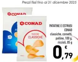Spazio Conad Patatine e estrusi CONAD offerta
