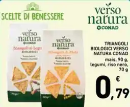 Spazio Conad Triangoli biologici verso natura CONAD offerta