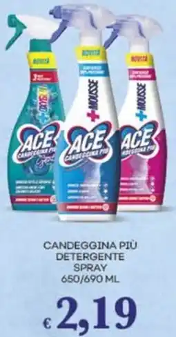 Pilato Ace candeggina più detergente spray offerta