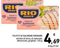 Spazio Conad Filetti di salmone riomare all'olio di oliva, al naturale, affumicato, grigliati offerta