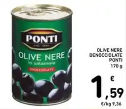 Spazio Conad Olive nere denocciolate PONTI offerta