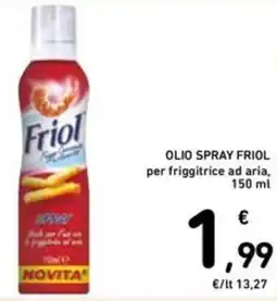 Spazio Conad Olio spray friol per friggitrice ad aria offerta